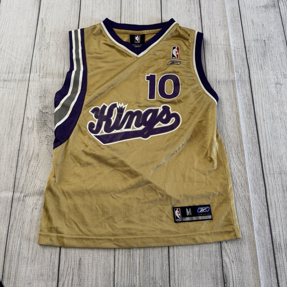 Vintage Reebok Mike Bibby NBA Sacramento Kings Swingman Jersey Youth Medium